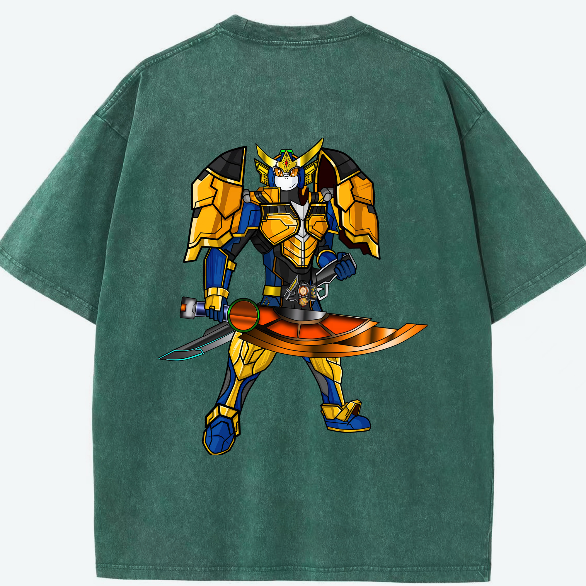 （画像用） Digimon デジタルモンスター/デジモン 綿100% ヴィンテージ風 半袖Tシャツ（背面プリント）